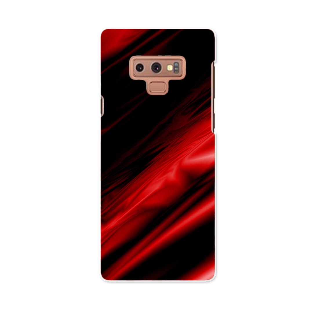 SCV40 Galaxy Note9 ギャラクシー ノートナイン au エーユー scv40 スマホ カバー スマホケース スマホカバー PC ハードケース 007214 赤　レッド　黒　ブラック