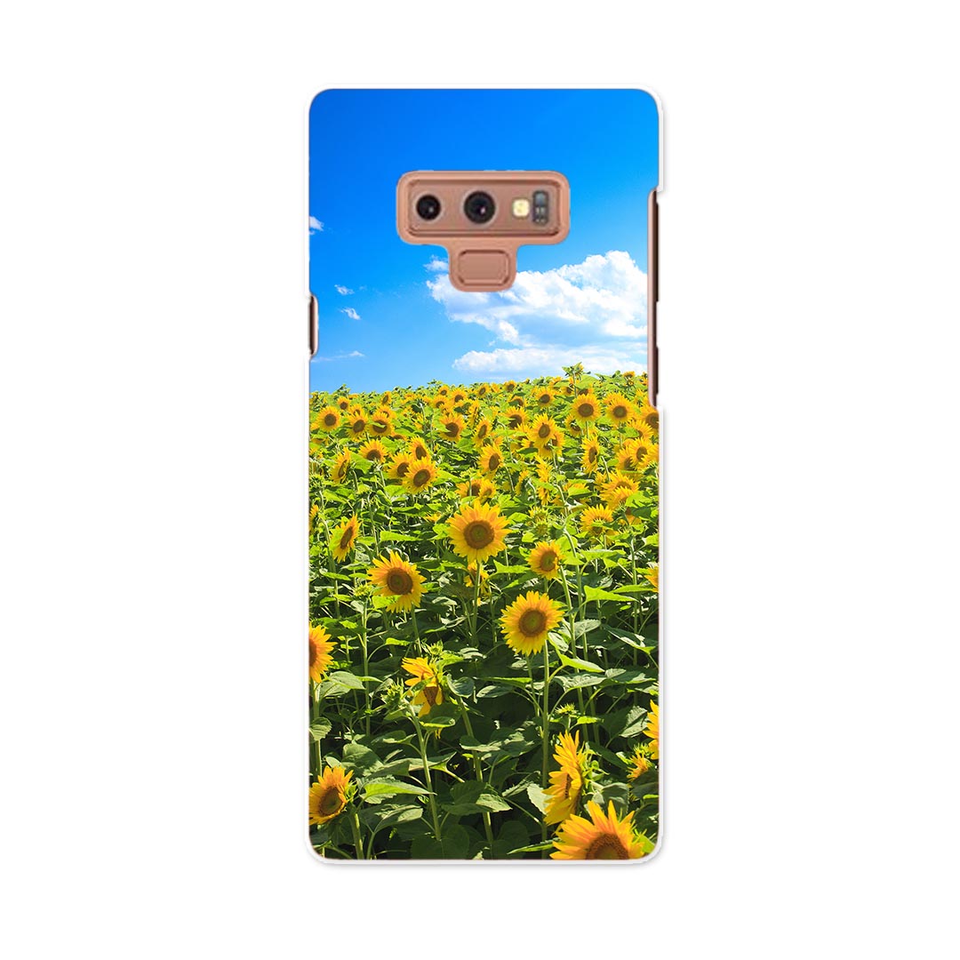 SC-01L Galaxy Note9 ギャラクシー ノートナイン docomo ドコモ sc01l スマホ カバー ケース スマホケース スマホカバー PC ハードケース 007936 写真　花　フラワー　向日葵　ひまわり