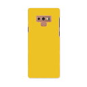 SC-01L Galaxy Note9 ギャラクシー ノートナイン docomo ドコモ sc01l スマホ カバー ケース スマホケース スマホカバー PC ハードケース 008967 シンプル 無地 黄色