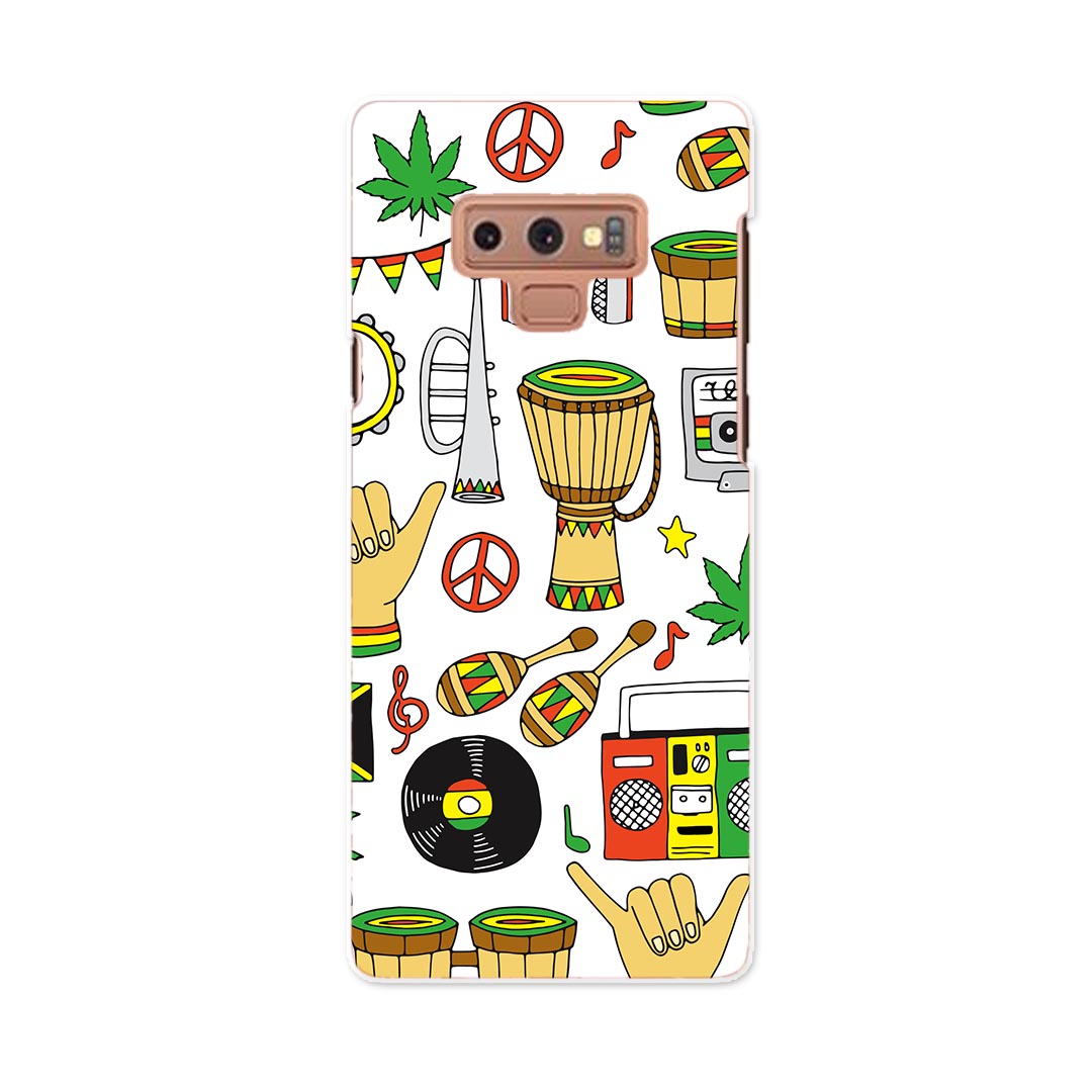 SC-01L Galaxy Note9 ギャラクシー ノートナイン docomo ドコモ sc01l スマホ カバー ケース スマホケース スマホカバー PC ハードケース 010915 レゲエ　音楽　ミュージック