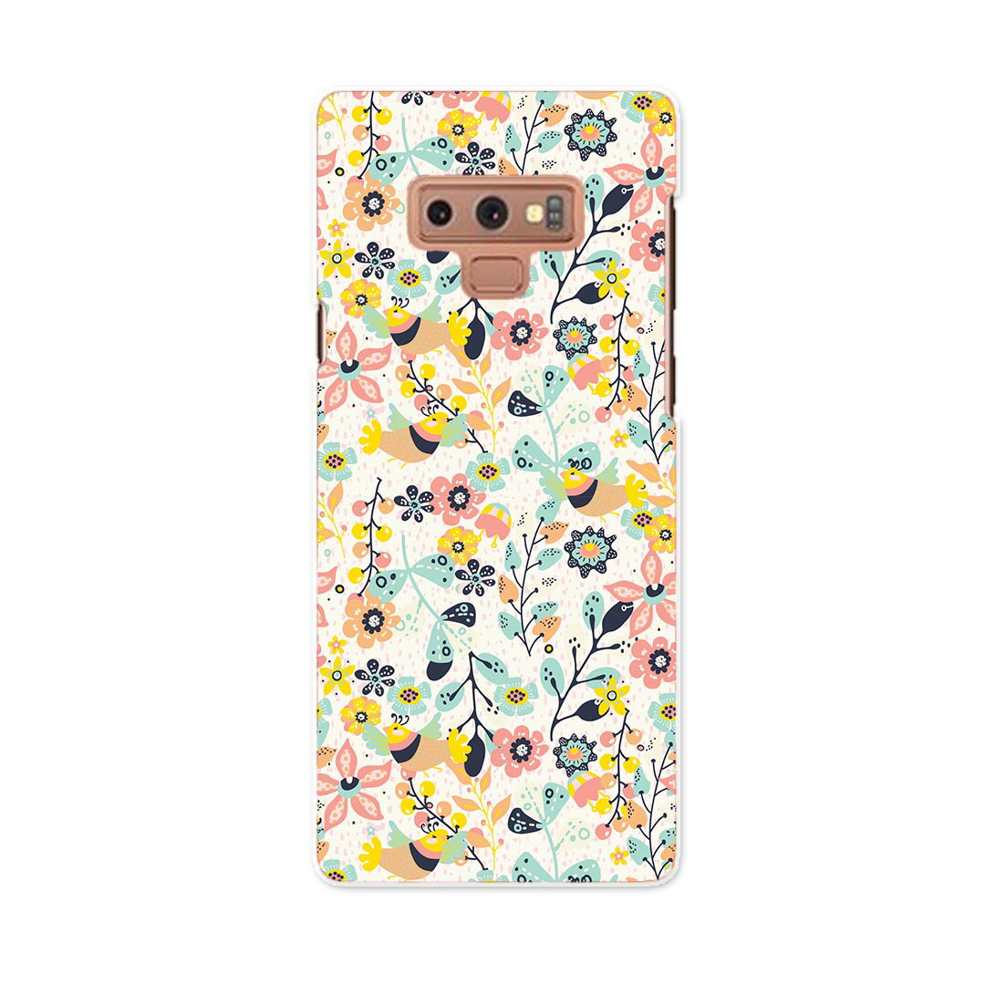 SCV40 Galaxy Note9 ギャラクシー ノートナイン au エーユー scv40 スマホ カバー スマホケース スマホカバー PC ハードケース 012167 花　花柄　植物