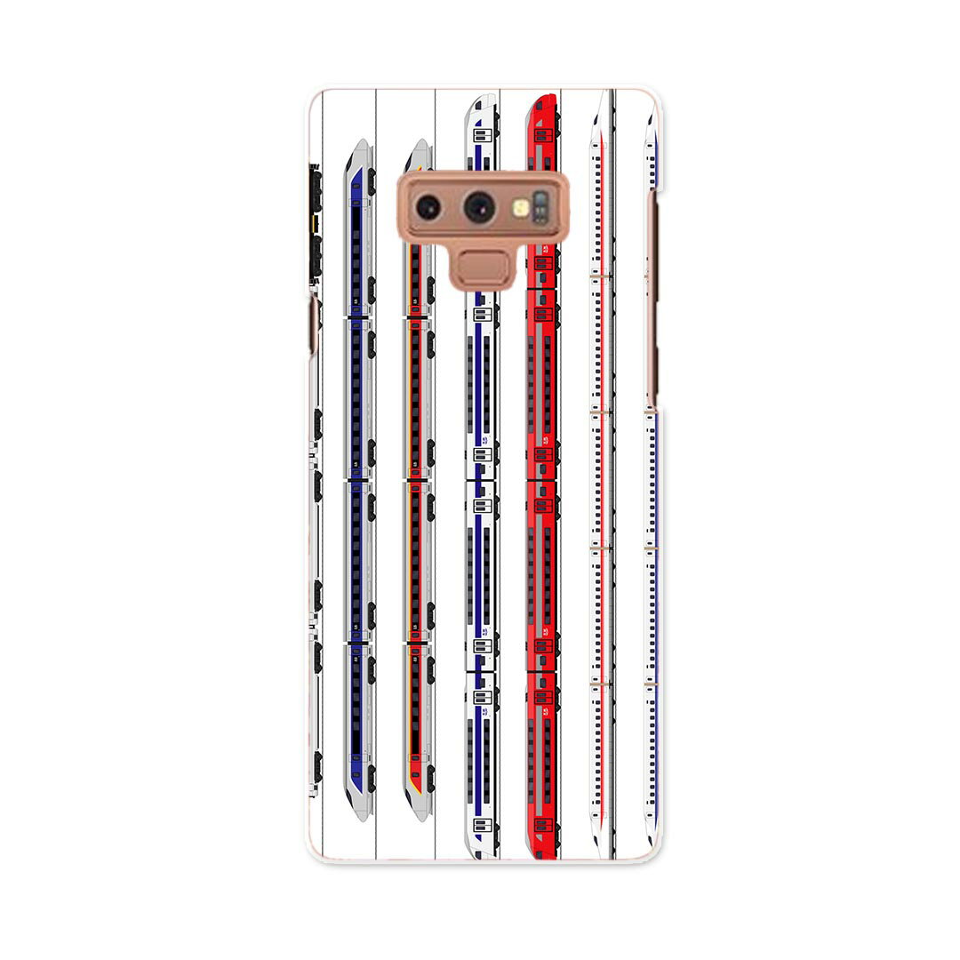 SC-01L Galaxy Note9 ギャラクシー ノートナイン docomo ドコモ sc01l スマホ カバー ケース スマホケース スマホカバー PC ハードケース 013216 乗り物　新幹線　電車