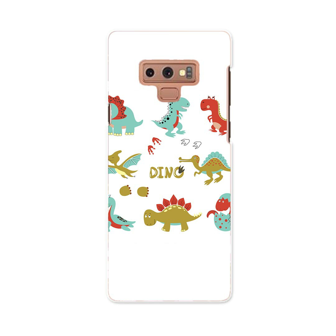 SC-01L Galaxy Note9 ギャラクシー ノートナイン docomo ドコモ sc01l スマホ カバー ケース スマホケース スマホカバー PC ハードケース 015938 恐竜　怪獣　dino