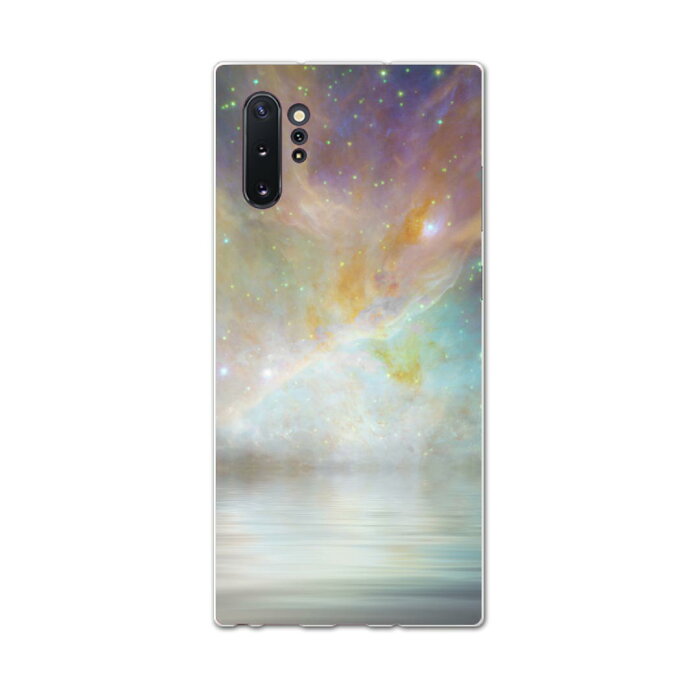 SC-01M Galaxy Note10+ ギャラクシー ノート プラス docomo ドコモ sc01m スマホ カバー ケース スマホケース スマホカバー TPU ソフトケース 012290 空　オーロラ　景色