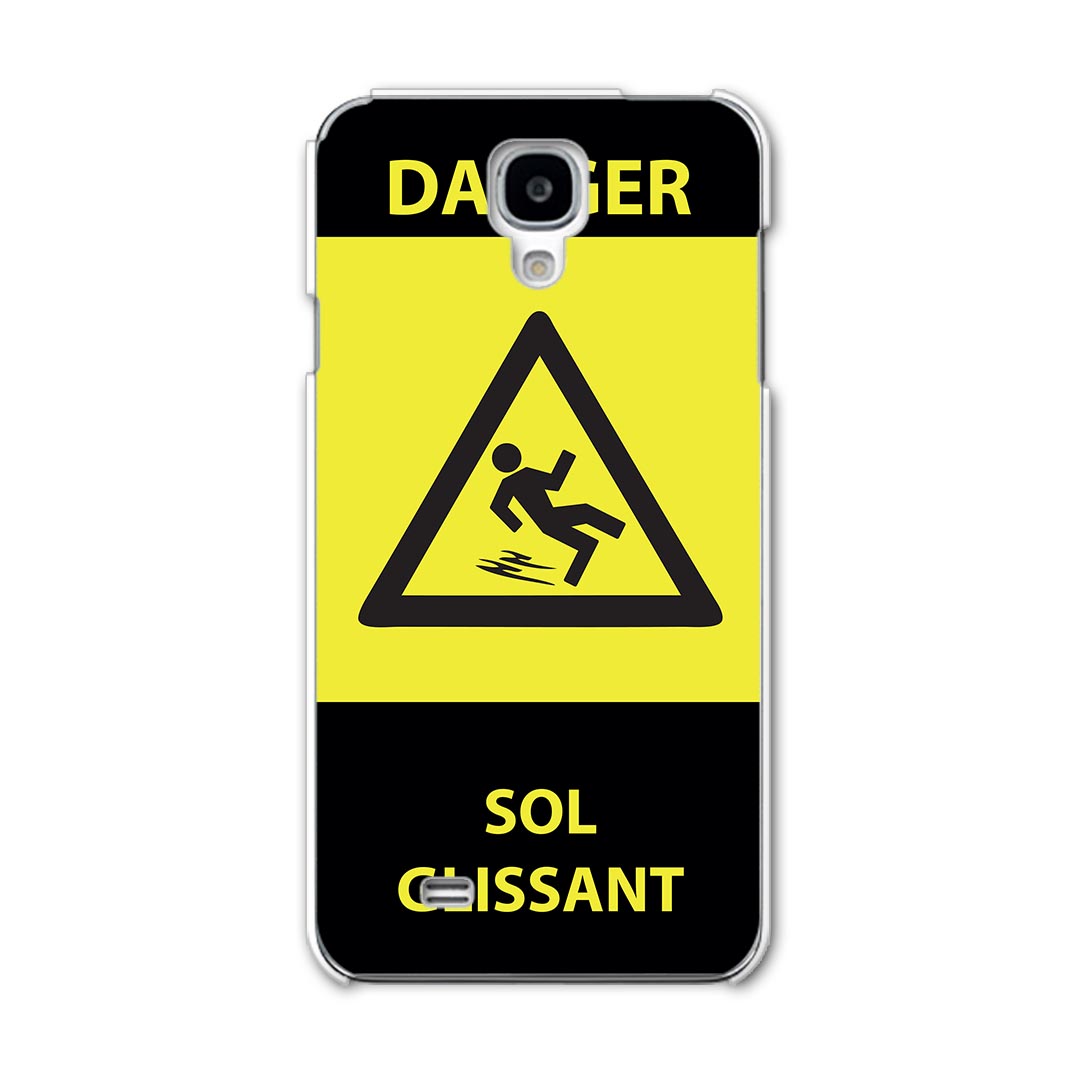 SC-02F GALAXY J ギャラクシー j sc02f docomo ドコモ カバー ケース スマホケース スマホカバー PC ハードケース 危険　看板　絵 ユニーク 000040