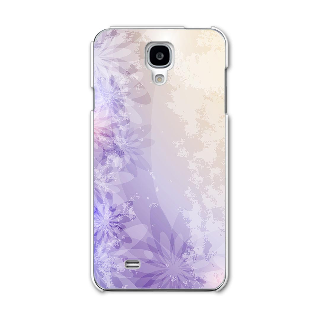 SC-02F GALAXY J ギャラクシー j sc02f docomo ドコモ カバー ケース スマホケース スマホカバー PC ハードケース 花　フラワー　紫 フラワー 002000
