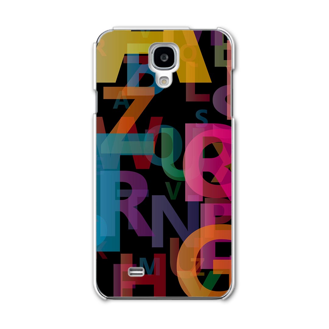 SC-02F GALAXY J ギャラクシー j sc02f docomo ドコモ カバー ケース スマホケース スマホカバー PC ハードケース 英語　カラフル　文字 その他 007067
