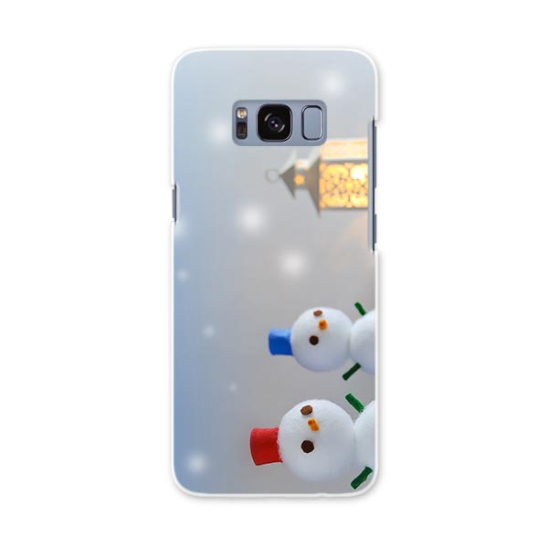 乐天商城 - SC-02J Galaxy S8 ギャラクシー エス エイト sc02j docomo ドコモ スマホ カバー ケース スマホケース スマホカバー PC ハードケース 雪だるま　クリスマス　冬 その他 ユニーク 000846