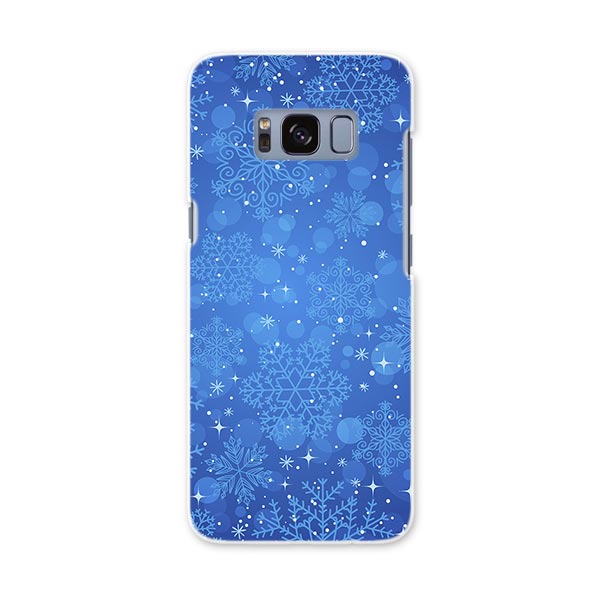 SCV36 Galaxy S8 ギャラクシー エス エイト au エーユー スマホ カバー ハード pc ケース ハードケース 雪　冬 その他 001517