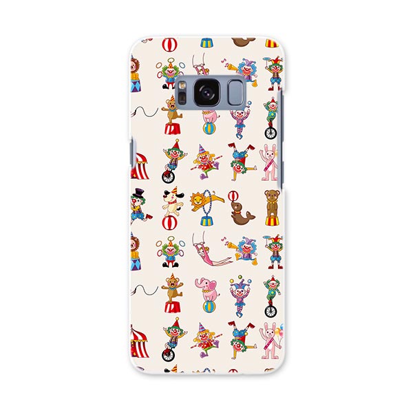 SC-02J Galaxy S8 ギャラクシー エス エイト sc02j docomo ドコモ スマホ カバー ケース スマホケース スマホカバー PC ハードケース サーカス　イラスト ユニーク 002494