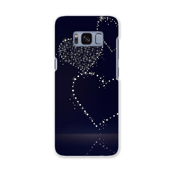 SC-02J Galaxy S8 ギャラクシー エス エイト sc02j docomo ドコモ スマホ カバー ケース スマホケース スマホカバー PC ハードケース ハート　きらきら クール 005703