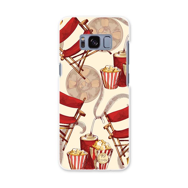 SC-02J Galaxy S8 ギャラクシー エス エイト sc02j docomo ドコモ スマホ カバー ケース スマホケース スマホカバー PC ハードケース 映画 イラスト 赤 レッド ユニーク 008485