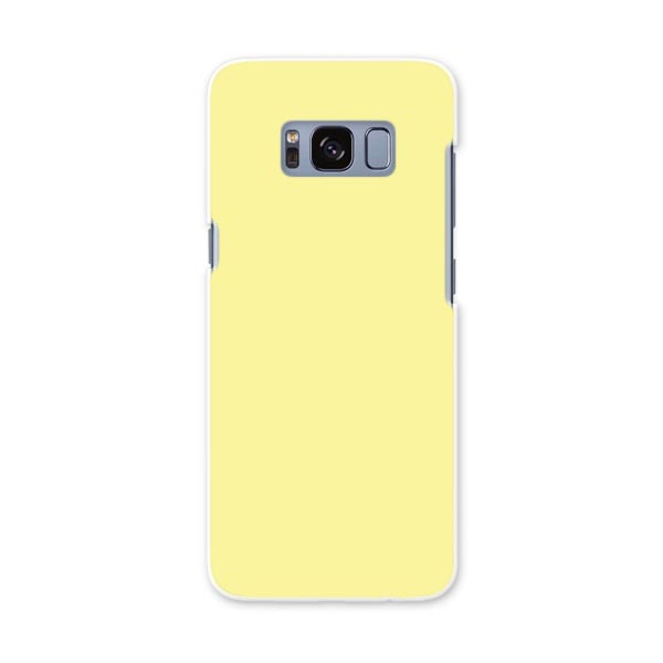 SC-02J Galaxy S8 ギャラクシー エス エイト sc02j docomo ドコモ スマホ カバー ケース スマホケース スマホカバー PC ハードケース シンプル　無地　黄色 その他 008992
