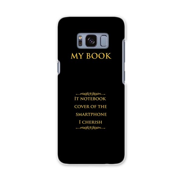 樂天商城 - SC-02J Galaxy S8 ギャラクシー エス エイト sc02j docomo ドコモ スマホ カバー ケース スマホケース スマホカバー PC ハードケース 本　英語　黒 011341