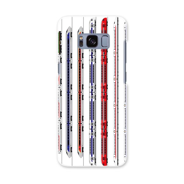 SC-02J Galaxy S8 ギャラクシー エス エイト sc02j docomo ドコモ スマホ カバー ケース スマホケース スマホカバー PC ハードケース 乗り物　新幹線　電車 013216