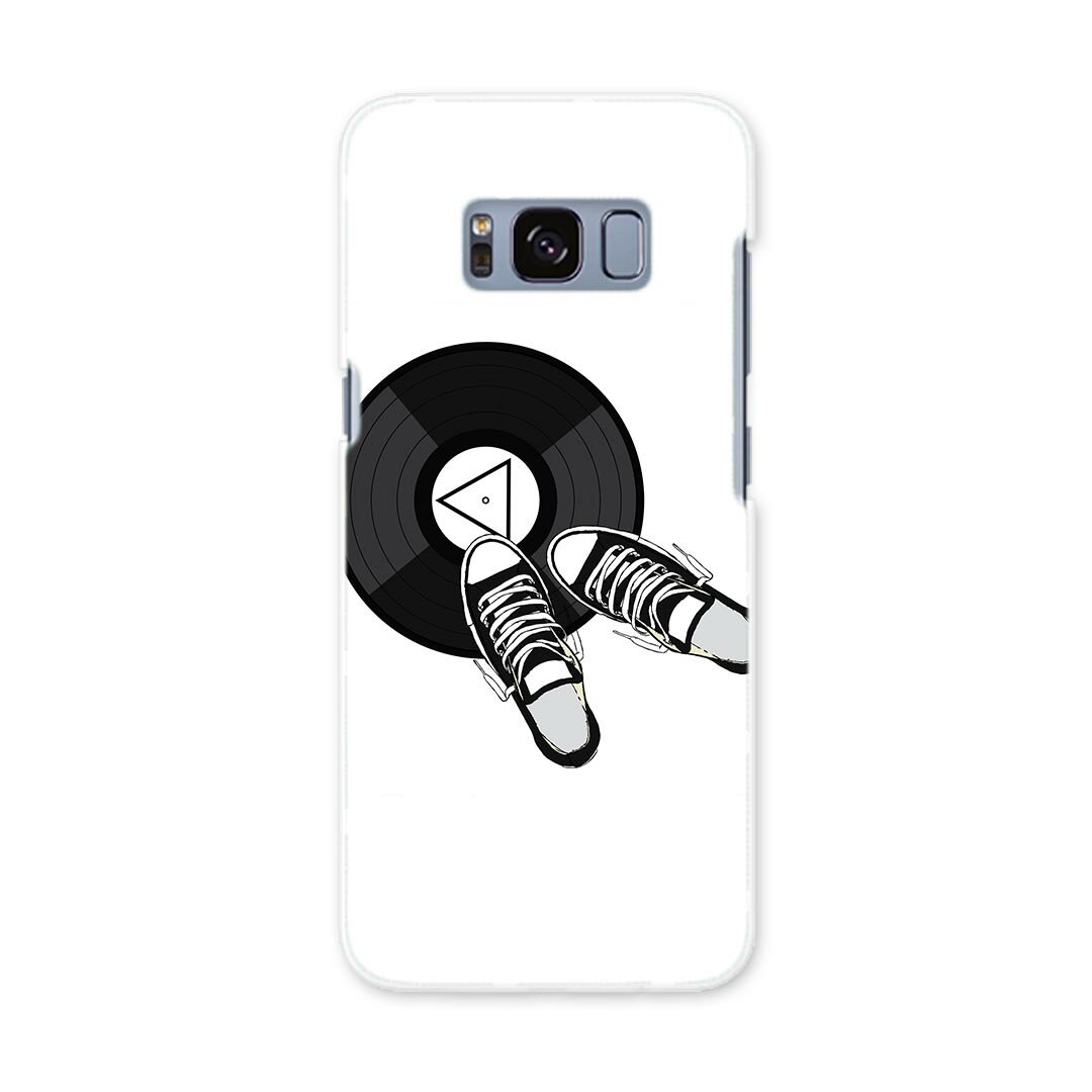 樂天商城 - SC-02J Galaxy S8 ギャラクシー エス エイト sc02j docomo ドコモ スマホ カバー ケース スマホケース スマホカバー PC ハードケース 015671 靴　CD　モノクロ