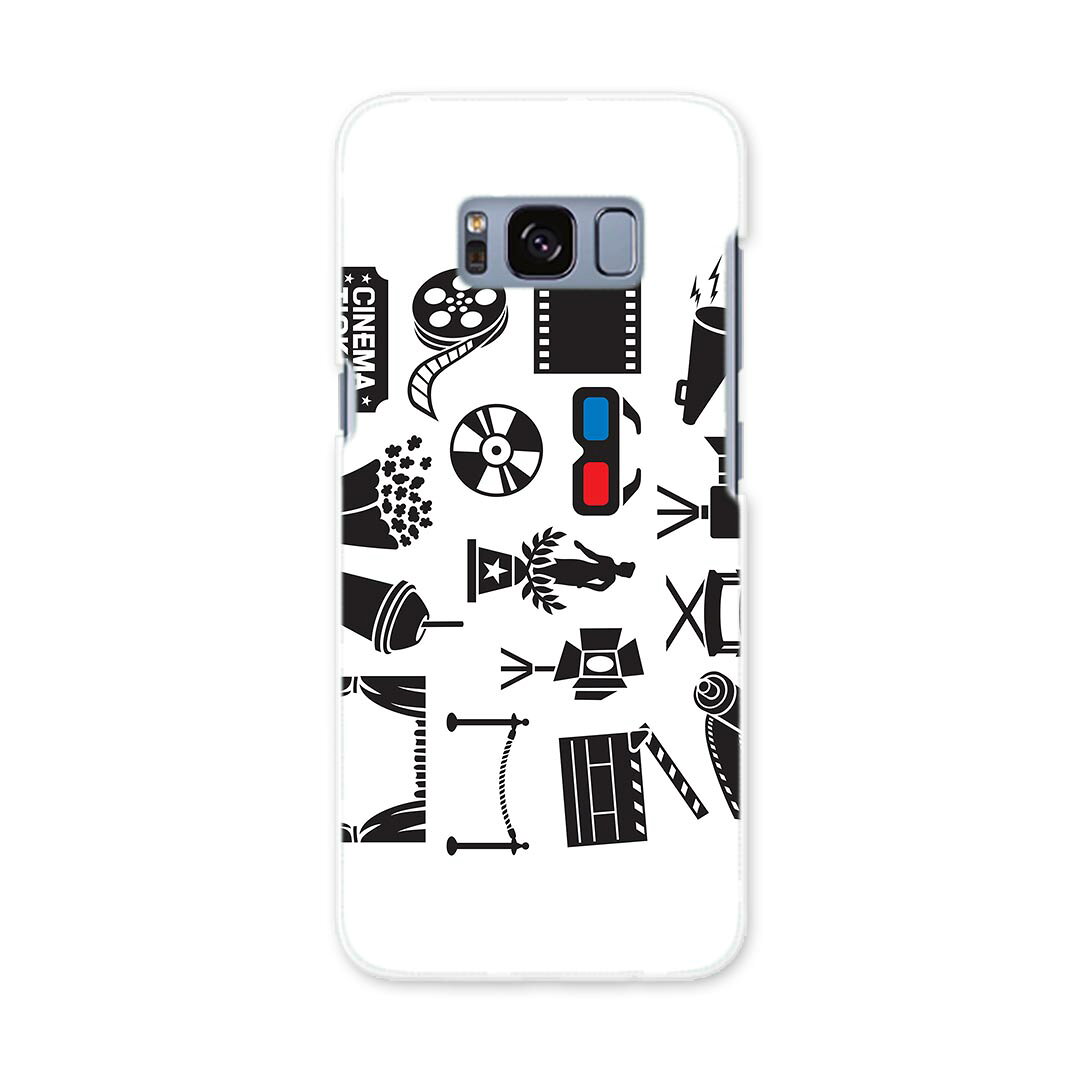 SC-02J Galaxy S8 ギャラクシー エス エイト sc02j docomo ドコモ スマホ カバー ケース スマホケース スマホカバー PC ハードケース 016239 映画 アイコン