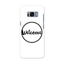 SC-02J Galaxy S8 ギャラクシー エス エイト sc02j docomo ドコモ スマホ カバー ケース スマホケース スマホカバー PC ハードケース 016424 英語 モノクロ(2)