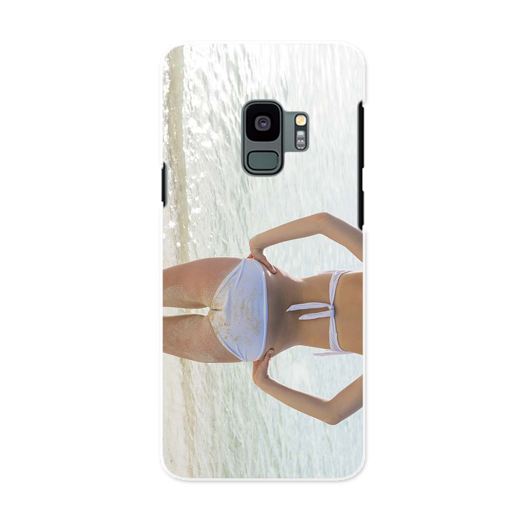 SC-02K Galaxy S9 ギャラクシー エスナイン docomo sc02k ドコモ スマホ カバー ケース スマホケース スマホカバー PC ハードケース 014834 女の子　おしゃれ　海　海岸　水着