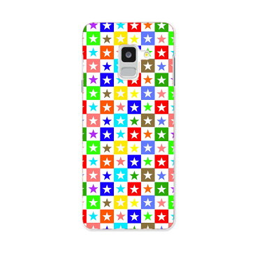 SC-02L Galaxy Feel2 ギャラクシー フィールツー docomo ドコモ sc02l スマホ カバー ケース スマホケース スマホカバー TPU ソフトケース 002399 カラフル　星