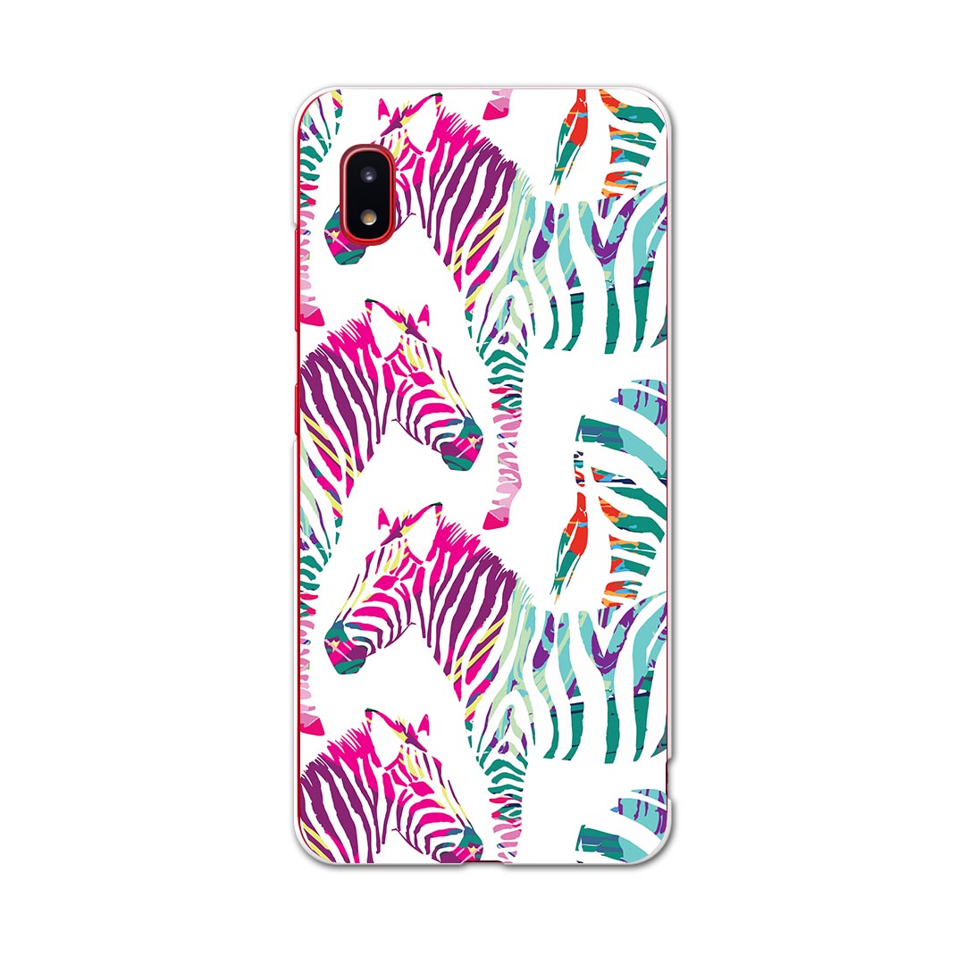 SCV46 Galaxy A20 ギャラクシー エートゥエンティ scv46 au エーユー スマホ カバー ケース スマホケース スマホカバー TPU ソフトケース 011241 動物　アニマル　シマウマ