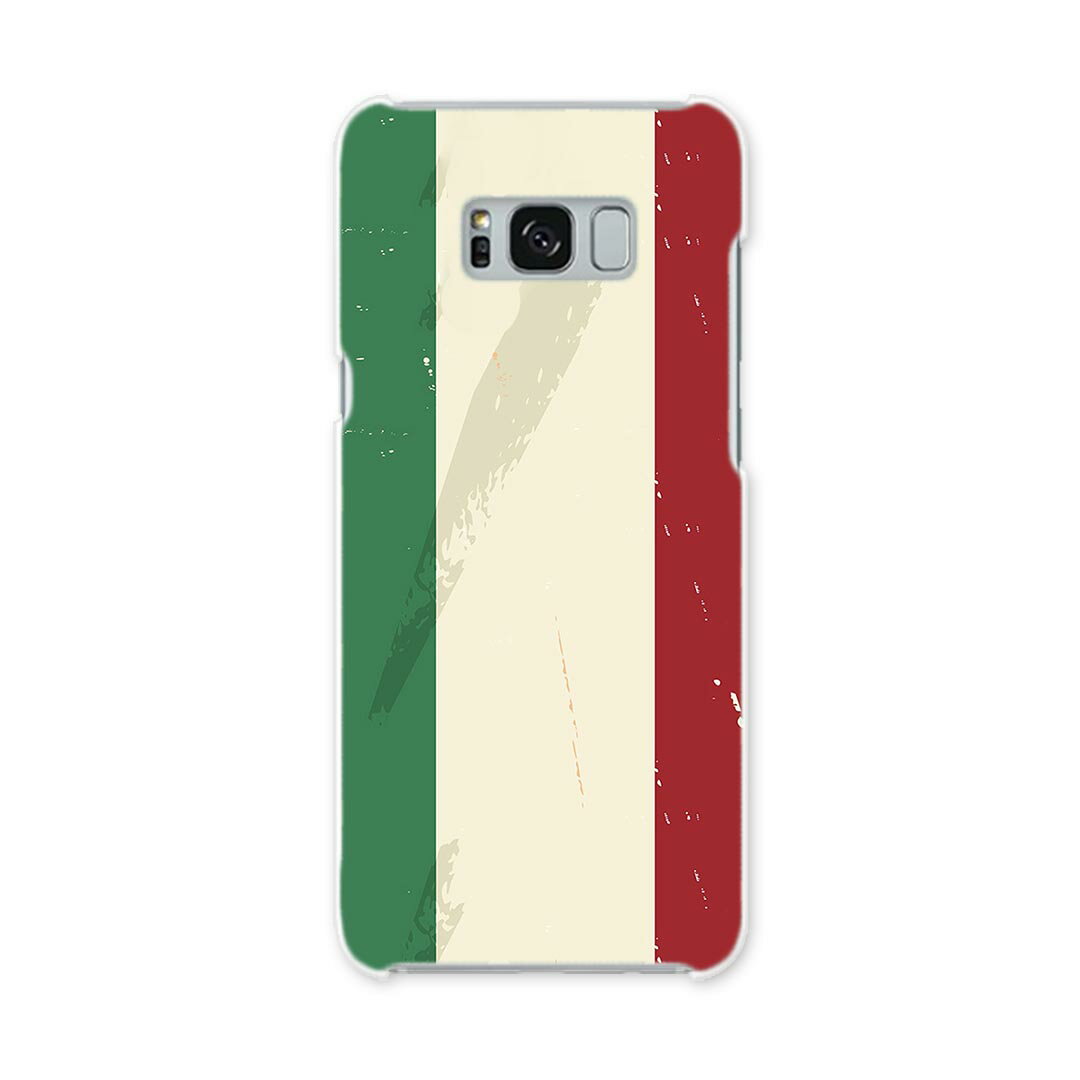 Mobile Phone Cases - SCV35 Galaxy S8+ ギャラクシー エス エイト プラス au エーユー スマホ カバー ハード pc ケース ハードケース イタリア　外国　国旗 011608