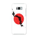 SC-03J Galaxy S8+ ギャラクシー エス エイト プラス sc03j docomo ドコモ スマホ カバー スマホケース スマホカバー PC ハードケース 日本 地図 日の丸 013273(2)
