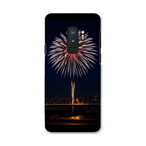 SCV39 Galaxy S9+ ギャラクシー エスナインプラス au エーユー スマホ カバー ケース スマホケース スマホカバー PC ハードケース 000034 花火 夜 橋 祭り SCV39 Galaxy S9+ ギャラクシー エスナインプラス au エーユー スマホ カバー ケース スマホケース スマホカバー PC ハードケース 000034 花火 夜 橋 祭り