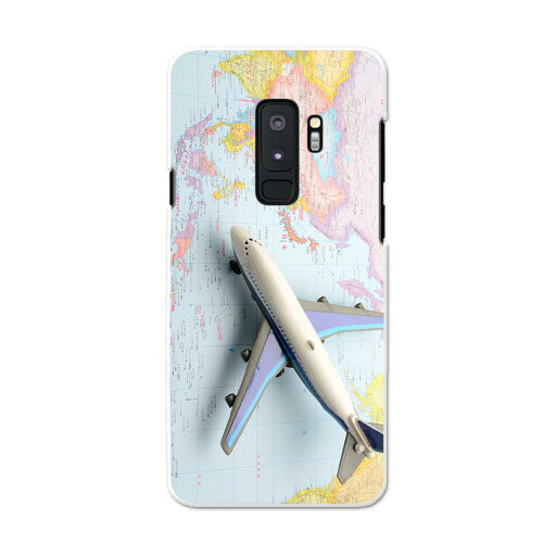 SCV39 Galaxy S9+ ギャラクシー エスナインプラス au エーユー スマホ カバー ケース スマホケース スマホカバー PC ハードケース 002849 地図 乗り物 飛行機 SCV39 Galaxy S9+ ギャラクシー エスナインプラス au エーユー スマホ カバー ケース スマホケース スマホカバー PC ハードケース 002849 地図 乗り物 飛行機