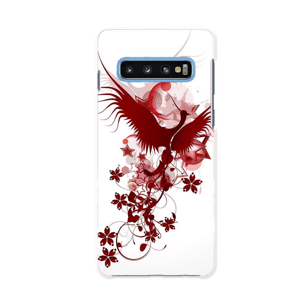 SC-03L Galaxy S10 ギャラクシー エステン docomo ドコモ sc03l スマホ カバー ケース スマホケース スマホカバー PC ハードケース 001145 鳥 花