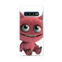 SC-03L Galaxy S10 ギャラクシー エステン docomo ドコモ sc03l スマホ カバー ケース スマホケース スマホカバー PC ハードケース 005189 モンスター 赤 キャラクター