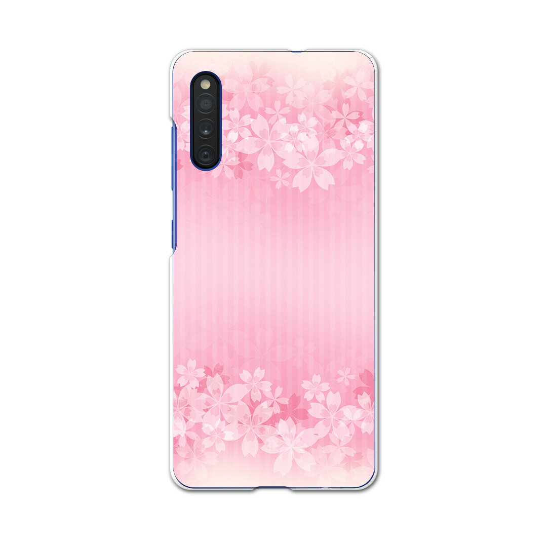 Galaxy A41 SC-41A ギャラクシー sc41a docomo ドコモ スマホカバー カバー ケース pc ハードケース 005698 花　　ピンク
