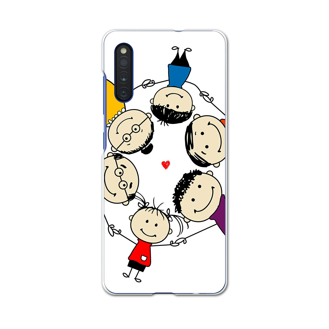 Galaxy A41 SCV48 ギャラクシー scv48 au エーユー スマホ カバー ケース スマホケース スマホカバー PC ハードケース 007692 人物　イ..