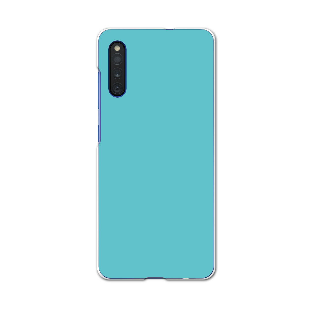 Galaxy A41 SC-41A ギャラクシー sc41a docomo ドコモ スマホカバー カバー ケース pc ハードケース 008977 シンプル　無地　青