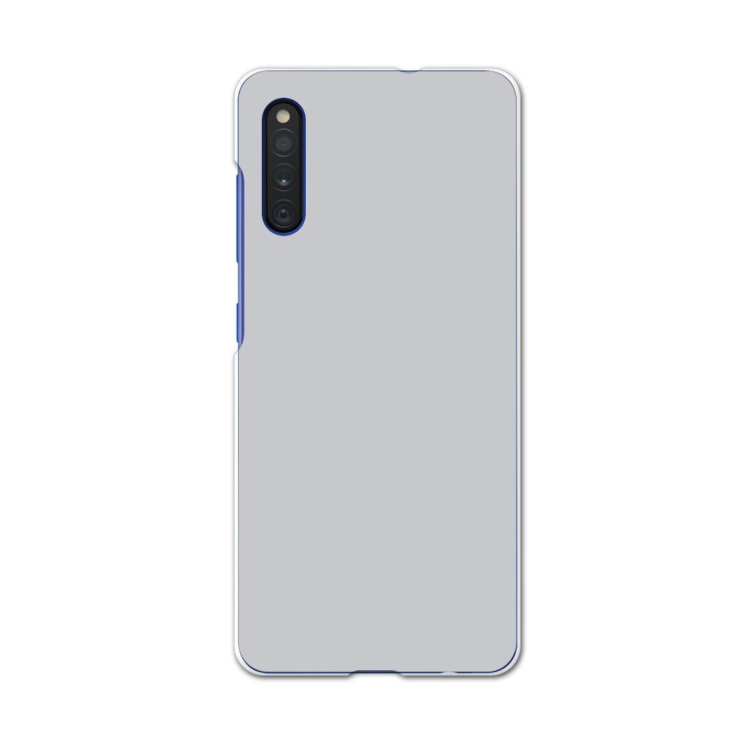 Galaxy A41 SC-41A ギャラクシー sc41a docomo ドコモ スマホカバー カバー ケース pc ハードケース 008985 シンプル　無地　グレー