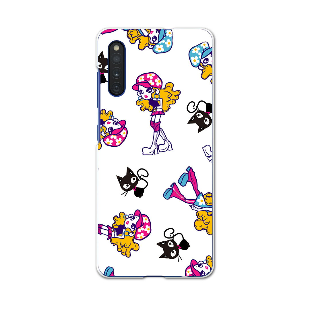 Galaxy A41 SC-41A ギャラクシー sc41a docomo ドコモ スマホカバー カバー ケース pc ハードケース 009522 人物　キャラクター　猫