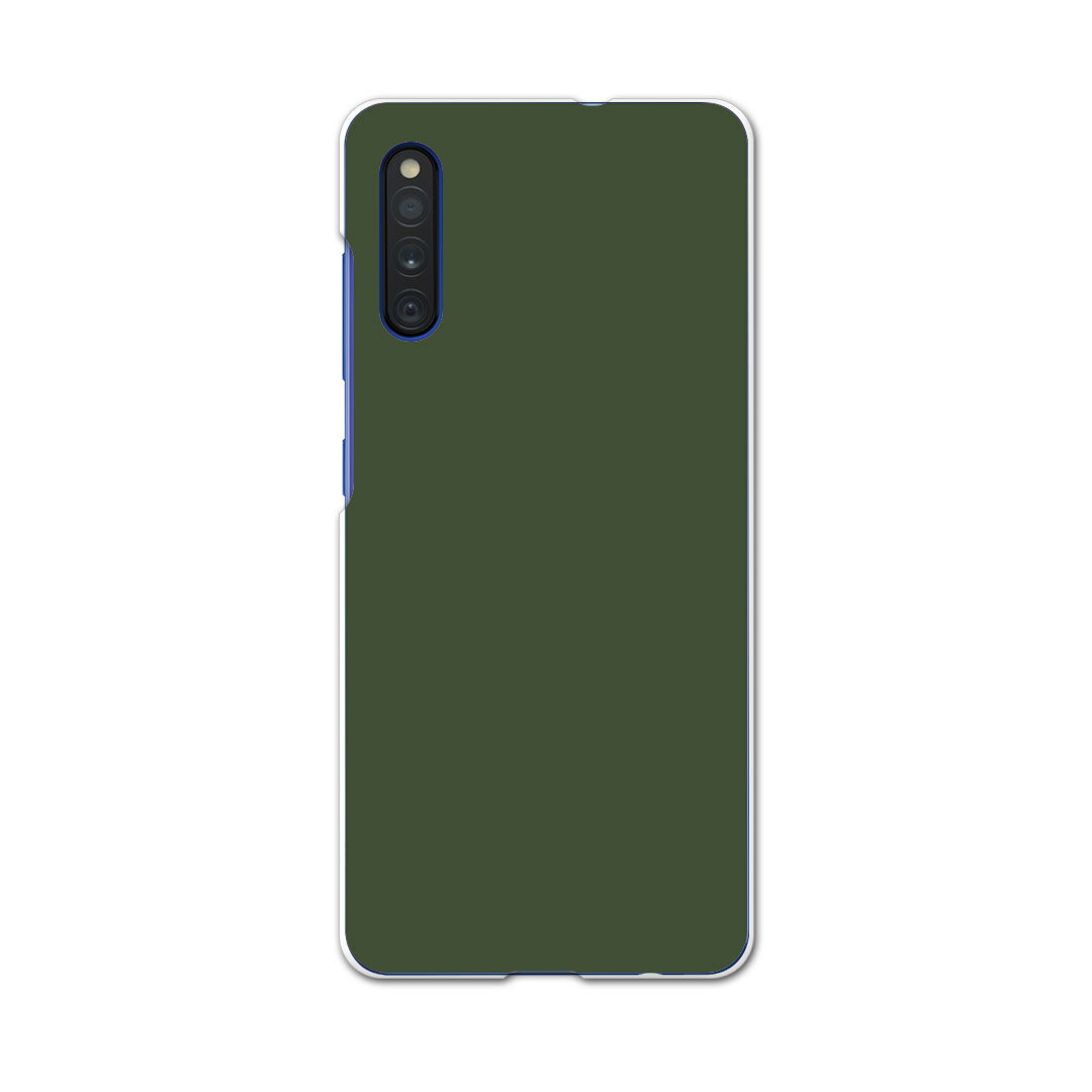 Galaxy A41 SC-41A ギャラクシー sc41a docomo ドコモ スマホカバー カバー ケース pc ハードケース 012248 緑　単色　シンプル