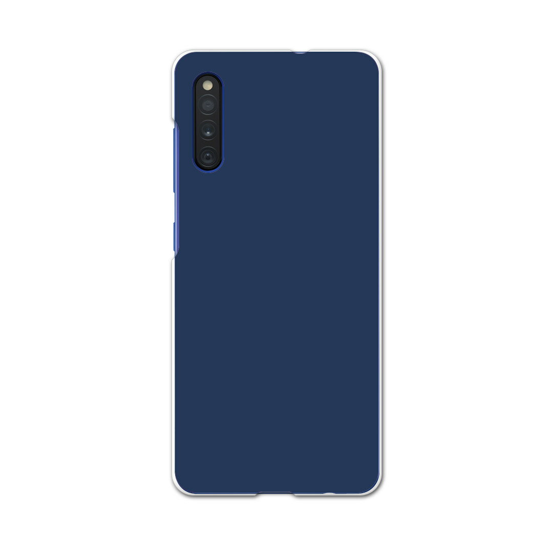 Galaxy A41 SC-41A ギャラクシー sc41a docomo ドコモ スマホカバー カバー ケース pc ハードケース 012249 青　単色　シンプル