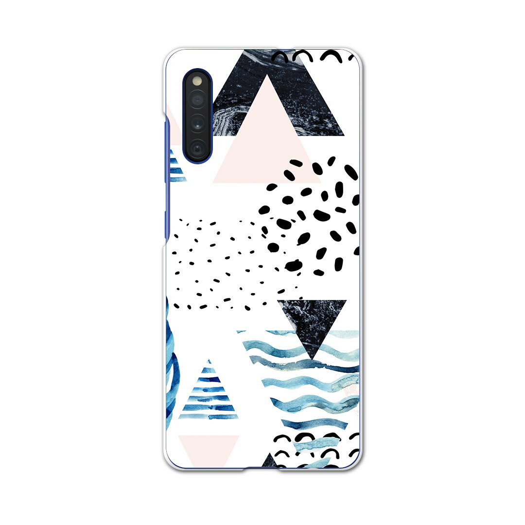 Galaxy A41 SCV48 ギャラクシー scv48 au エーユー スマホ カバー ケース スマホケース スマホカバー PC ハードケース 015974 模様　夏　summer