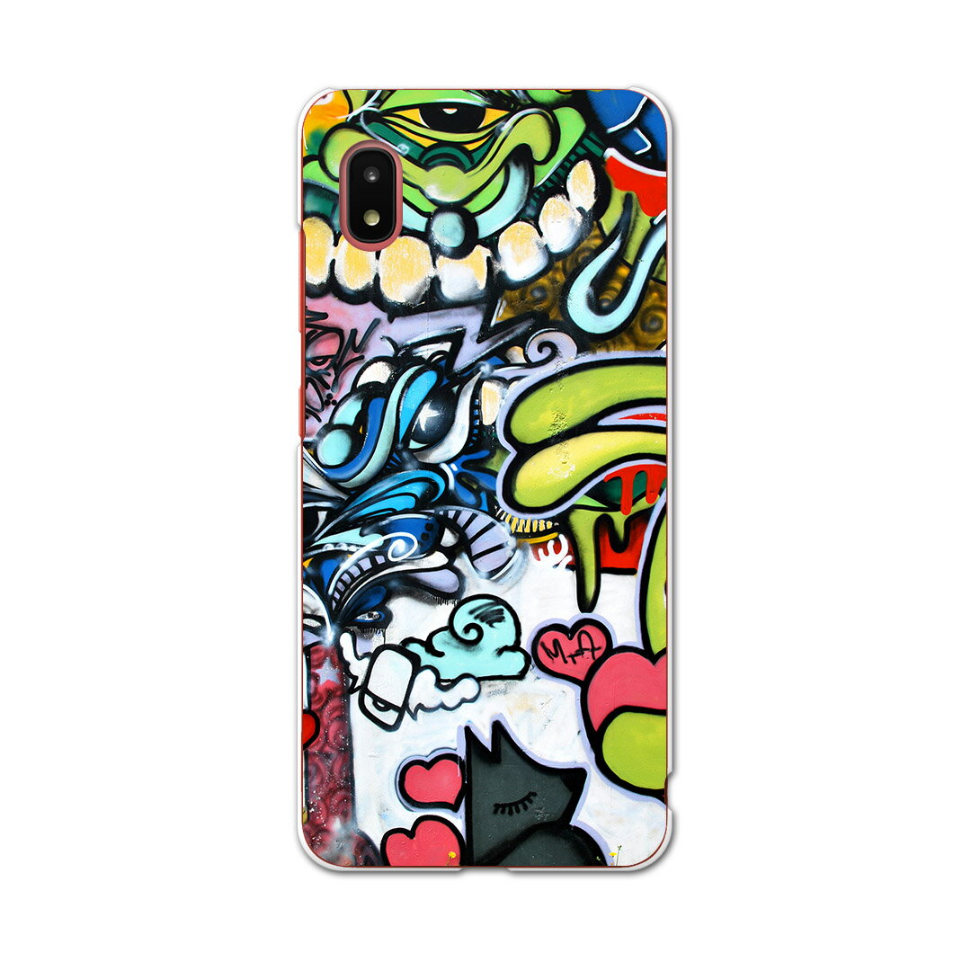 Galaxy A21 SC-42A 専用ハードケース igcase sc42a スマホカバー カバー ケース pc ハードケース 005009 ユニーク イラスト キャラクター モンスター