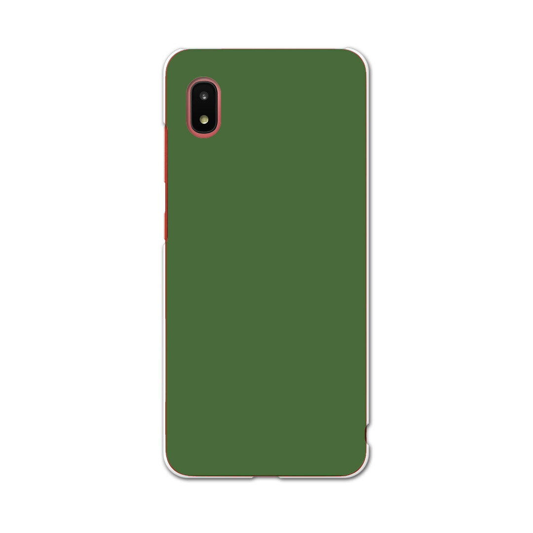 樂天商城 - Galaxy A21 SC-42A 専用ハードケース igcase sc42a スマホカバー カバー ケース pc ハードケース 008984 その他 シンプル　無地　緑