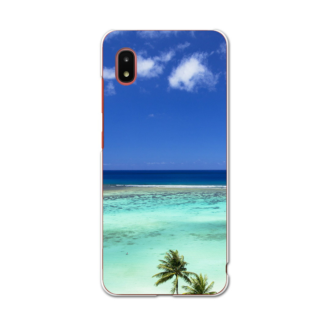 樂天商城 - Galaxy A21 SC-42A 専用ハードケース igcase sc42a スマホカバー カバー ケース pc ハードケース 010460 海　空　写真