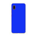 Galaxy A21 SC-42A 専用ハードケース igcase sc42a スマホカバー カバー ケース pc ハードケース 012237 青 単色 シンプル(2)