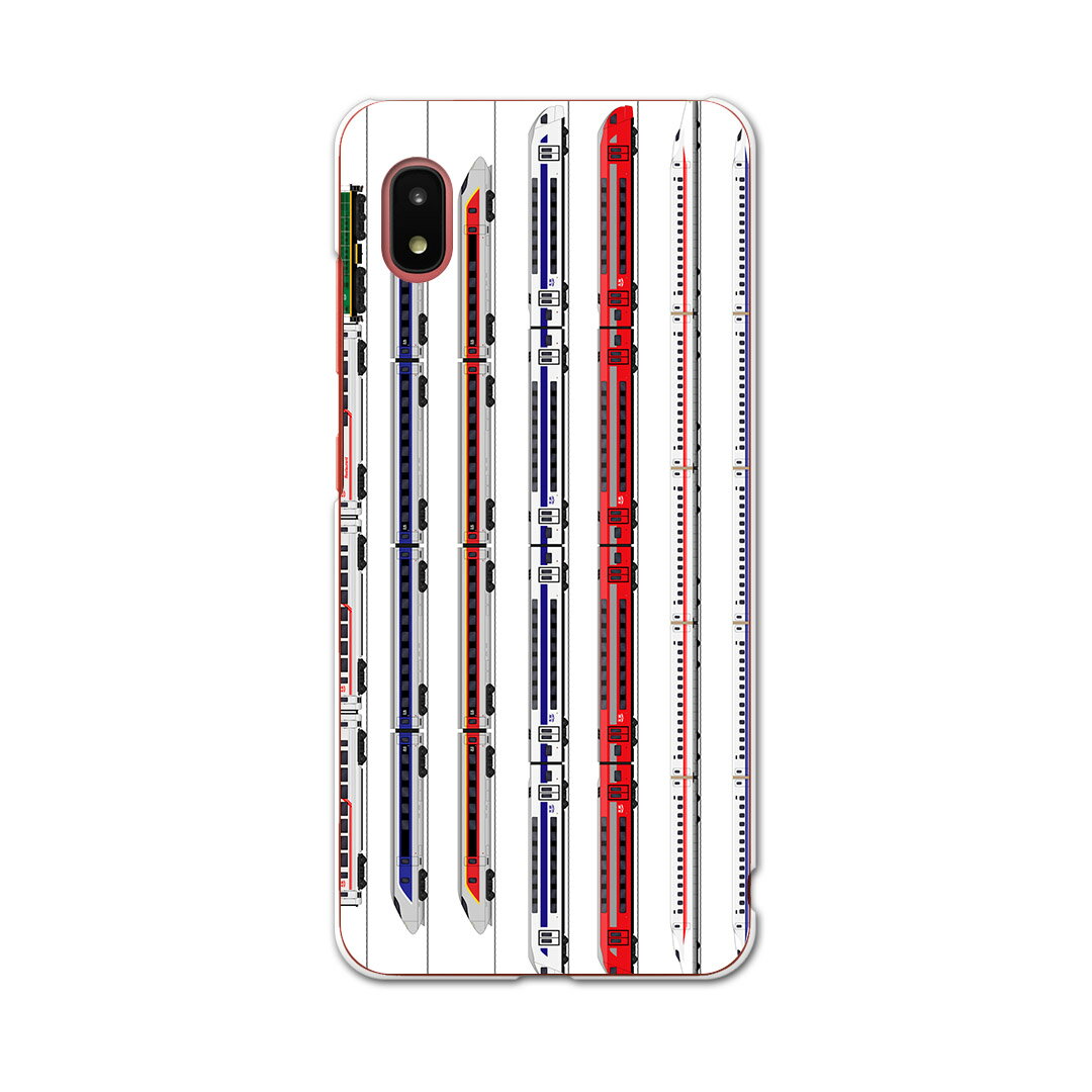 Galaxy A21 SC-42A 専用ハードケース igcase sc42a スマホカバー カバー ケース pc ハードケース 013216 乗り物　新幹線　電車