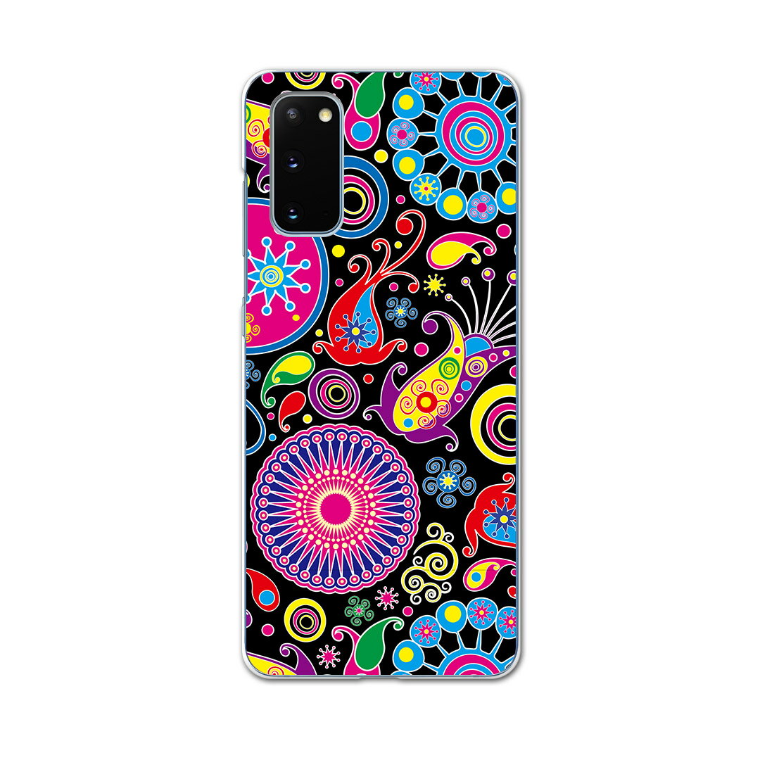 SC-51A Galaxy S20 5G ギャラクシー エストゥエンティ ファイブジー sc51a ドコモ docomo スマホ カバー ケース スマホ PC ハードケース 003722 花　フラワー　カラフル