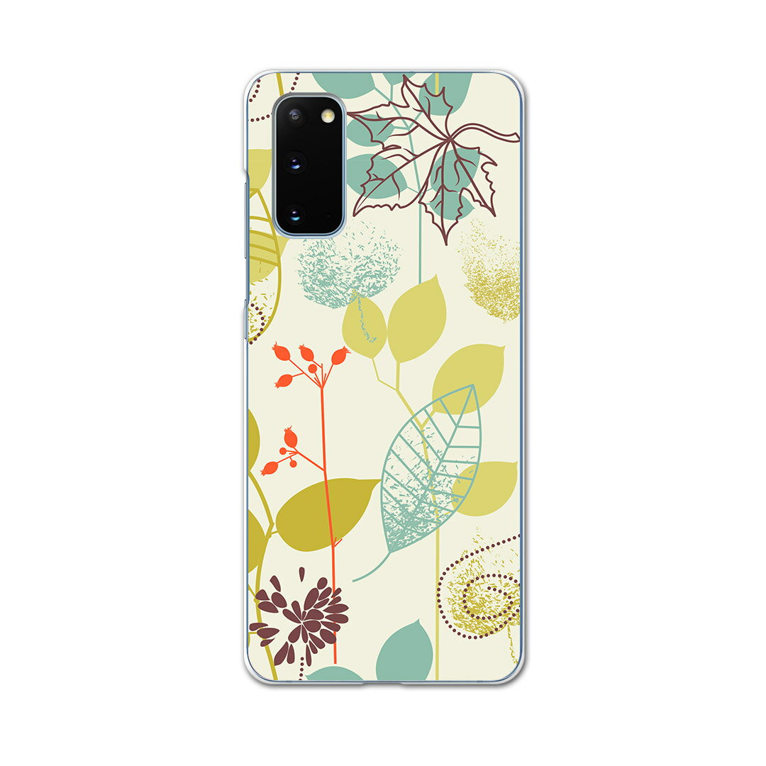 SC-51A Galaxy S20 5G ギャラクシー エストゥエンティ ファイブジー sc51a ドコモ docomo スマホ カバー ケース スマホ PC ハードケース 004292 植物　花　カラフル
