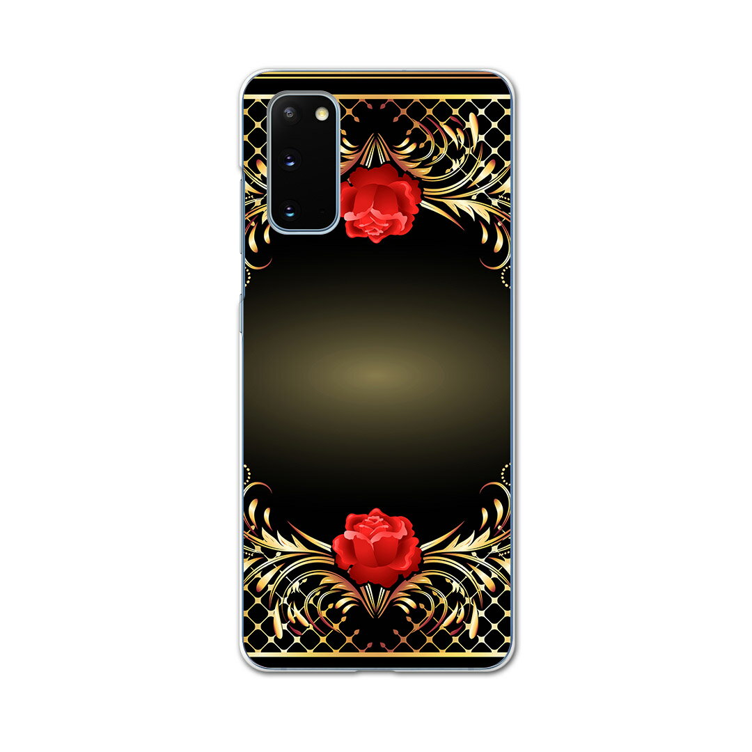 SCG01 Galaxy S20 5G ギャラクシー エストゥエンティ ファイブジー scg01 エーユー au スマホ カバー ケース スマホケース スマホカバー PC ハードケース 006371 薔薇　花　フラワー