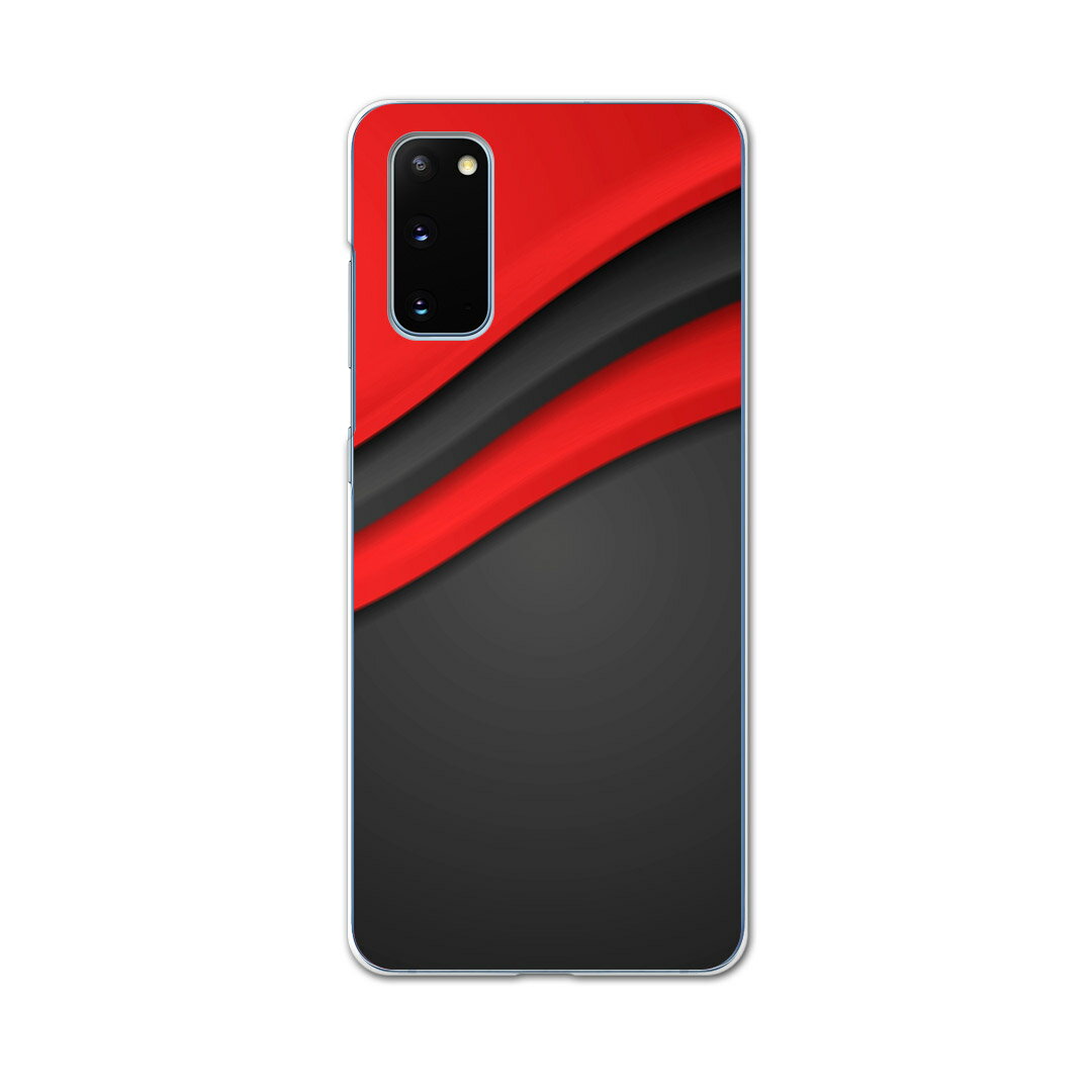 樂天商城 - SC-51A Galaxy S20 5G ギャラクシー エストゥエンティ ファイブジー sc51a ドコモ docomo スマホ カバー ケース スマホ PC ハードケース 008557 黒　赤　レッド　ブラック　模様