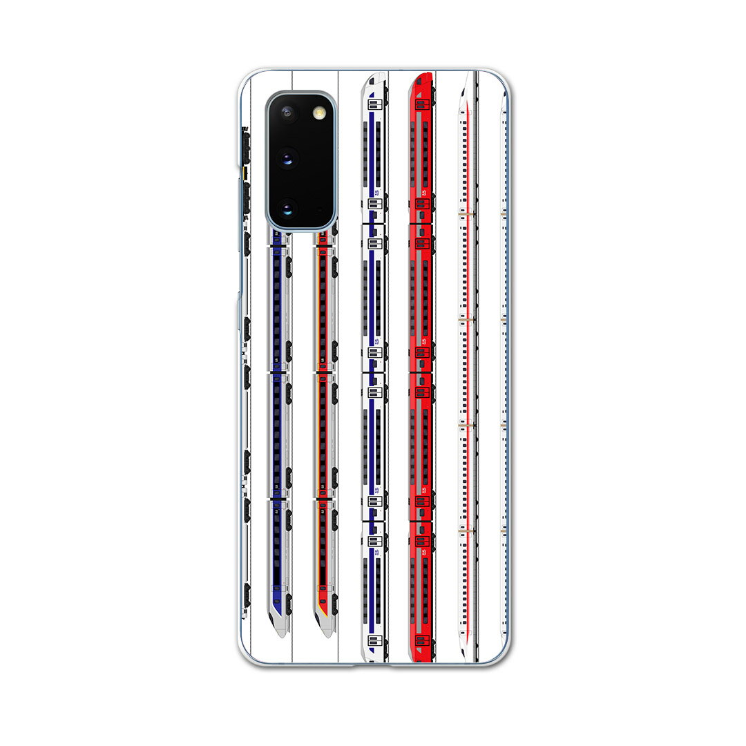 SC-51A Galaxy S20 5G ギャラクシー エストゥエンティ ファイブジー sc51a ドコモ docomo スマホ カバー ケース スマホ PC ハードケース 013216 乗り物　新幹線　電車