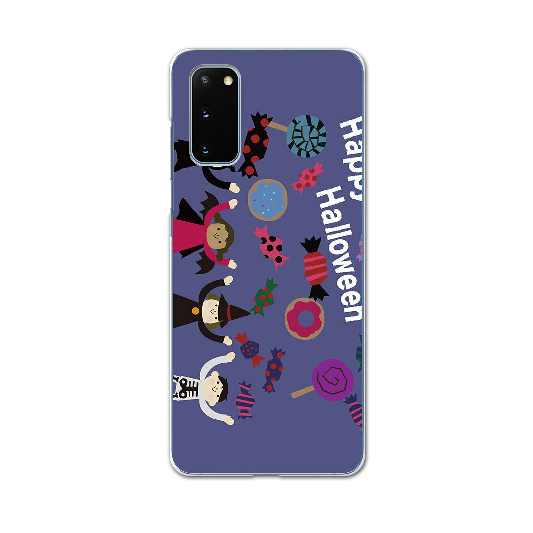 SC-51A Galaxy S20 5G ギャラクシー エストゥエンティ ファイブジー sc51a ドコモ docomo スマホ カバー ケース スマホ PC ハードケース 015864 ハロウィン　お菓子　halloween(2.0)